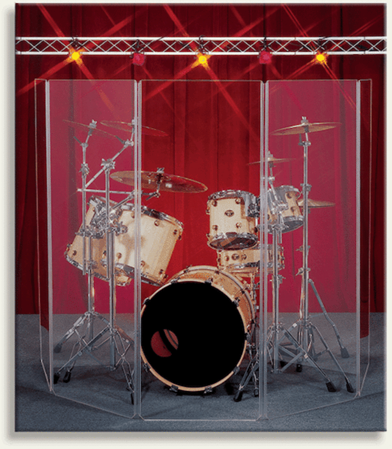 Clearsonic A5-5 Drumscherm huren