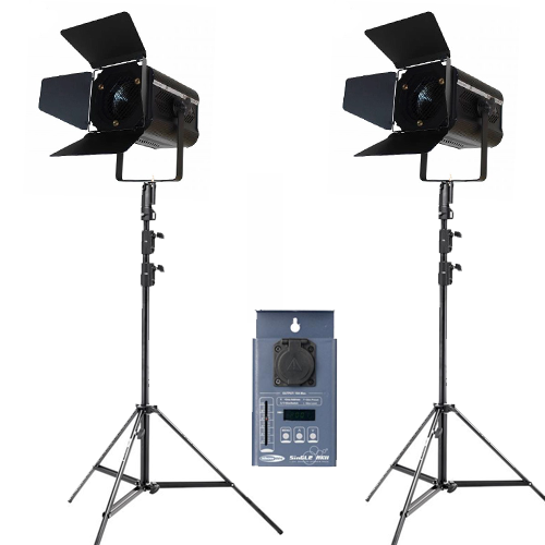 2x 1000W Frontlicht set + 2x statief huren