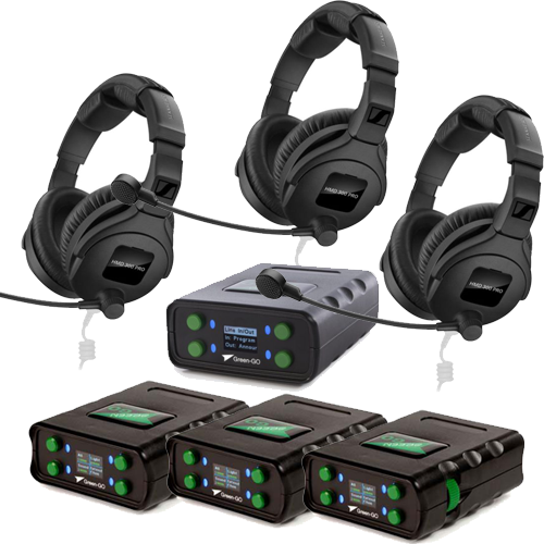 GreenGo Wired Intercom Set [3x Pos 1x audio in/out] huren
