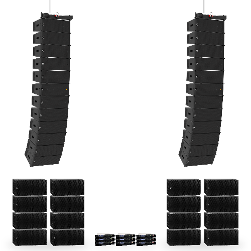 Geluid huren: Line Array Wavefront Precision 24x WPC top, 16x SX218 Sub [Martin Audio]