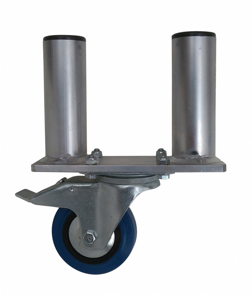 Wiel + 22cm Stagedex poot dubbel huren