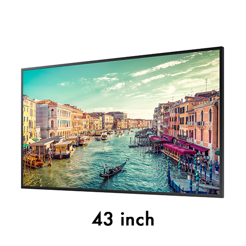 Samsung QM43R Pro display [43 inch] [4K] [Speaker Stand Adapter] [case] huren