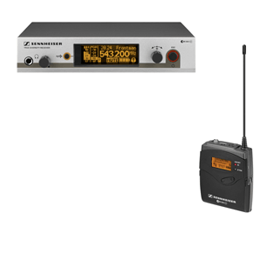 Single Wireless Reciever + Beltpack [Sennheiser] [B-range] [excl. mic] huren