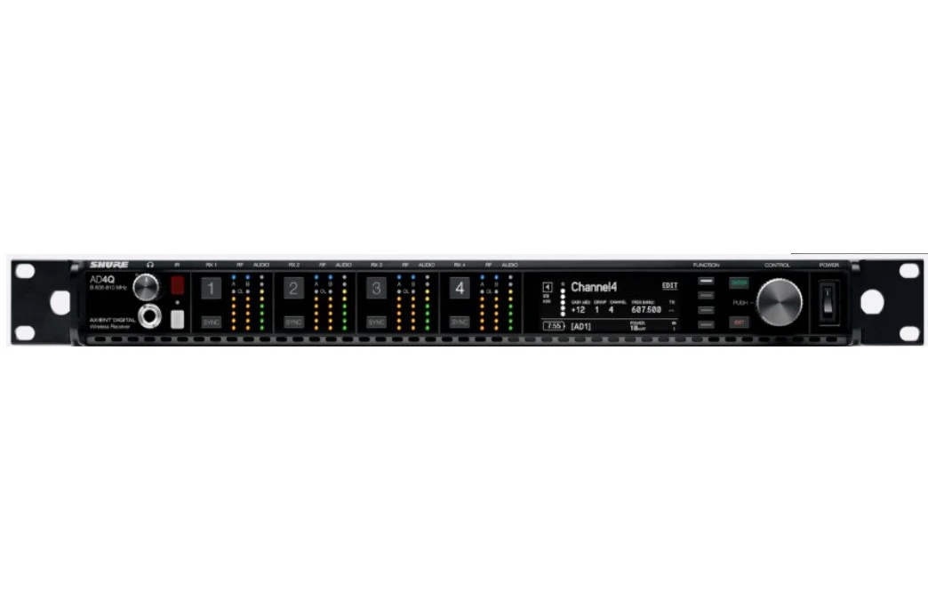 Shure AD4Q Axient Digital Quad Receiver huren